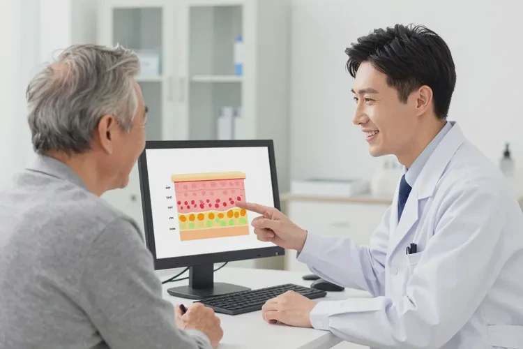 老年人肚子上偶尔长湿疹能治愈吗(图2)