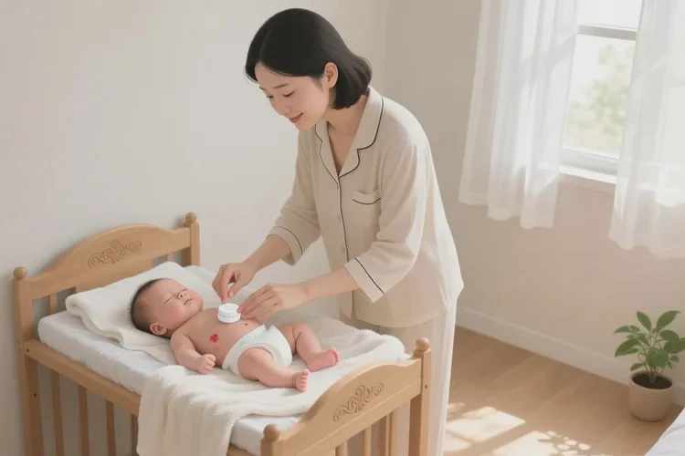 婴儿肚子上长湿疹能不能治愈(图1)