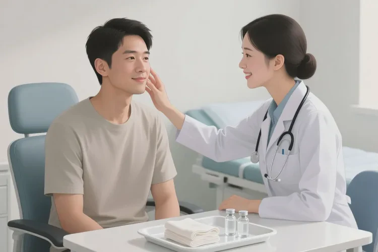 男生面部容易长湿疹能治愈吗(图2)