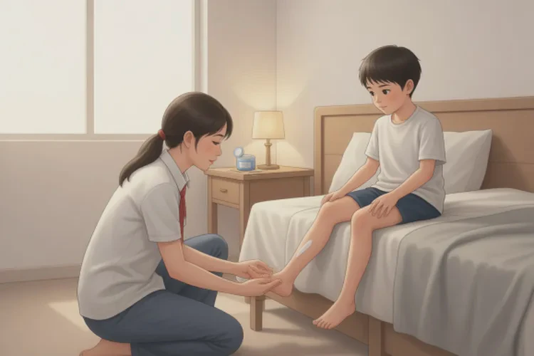 小学生脚上起湿疹能治愈吗(图2)