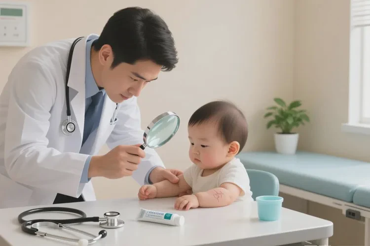 婴幼儿手臂偶尔起湿疹能不能治愈(图2)