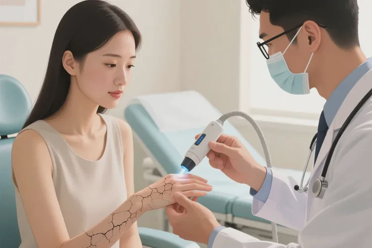 女生手臂上经常长湿疹可以治愈吗(图3)