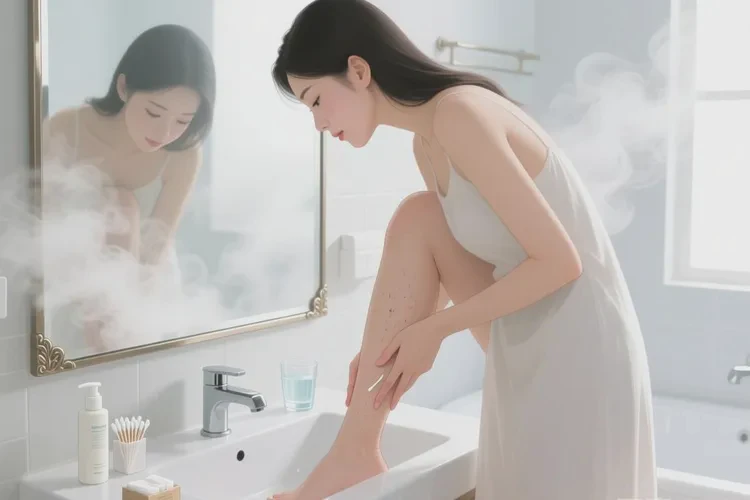 女生小腿上经常长湿疹能治愈吗(图1)