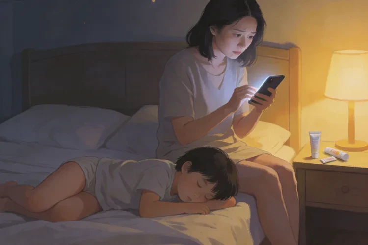 小孩大腿出现湿疹能不能治愈(图1)