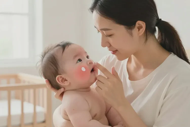 幼儿面部长湿疹能治愈吗(图1)