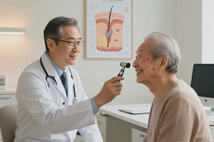 老年人脸上长湿疹能治愈吗(图2)