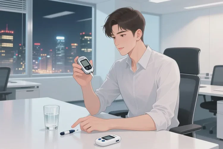 28岁晚上血糖6.4是怎么回事(图1)