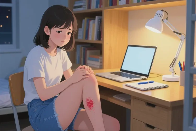 大学生小腿偶尔长湿疹能治愈吗(图1)