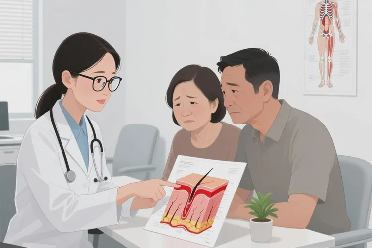 小学生脖子上偶尔长湿疹能治愈吗(图3)