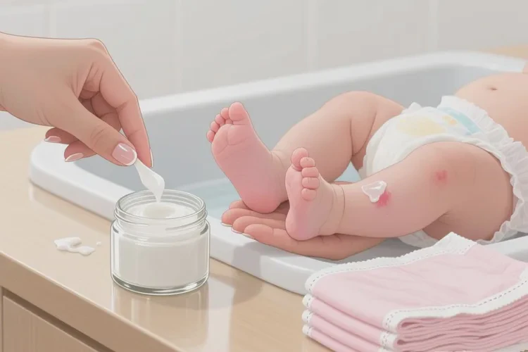新生儿屁股偶尔起湿疹可以治愈吗(图2)
