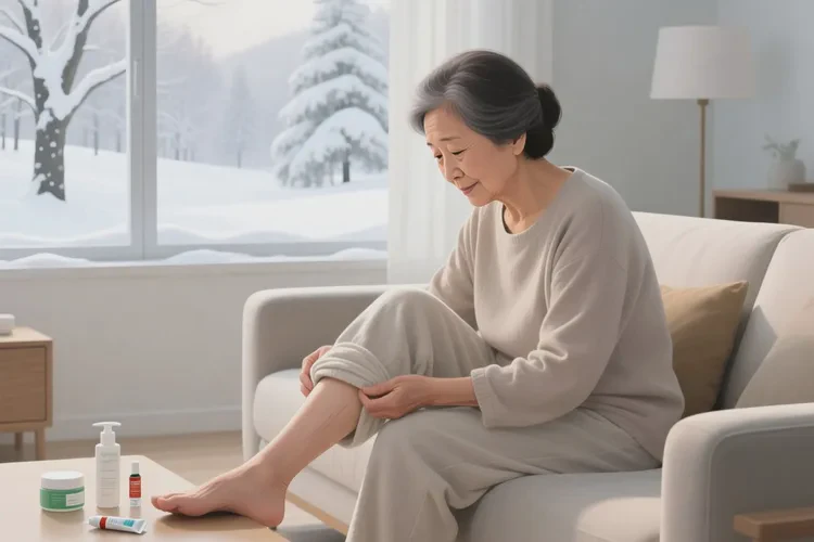 老年人小腿上偶尔长湿疹能治愈吗(图1)