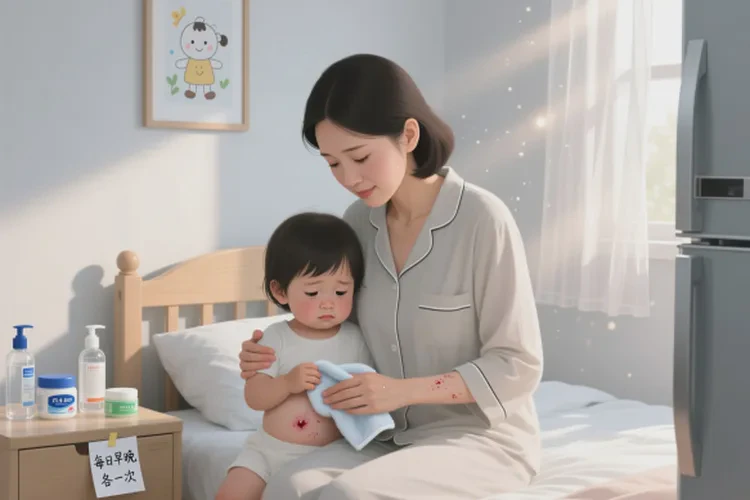 小孩肚子容易长湿疹能不能治愈(图1)