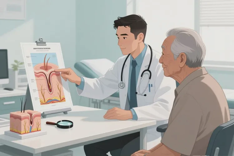 老年人屁股出湿疹能治愈吗(图1)