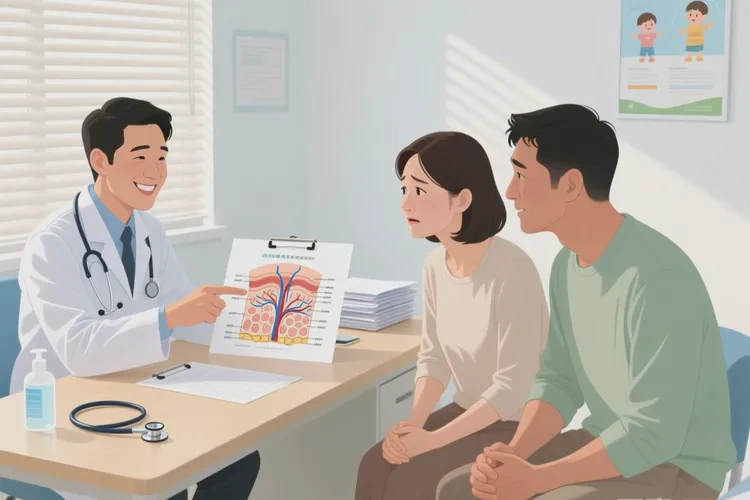 新生儿小腿容易起湿疹可以治愈吗(图1)