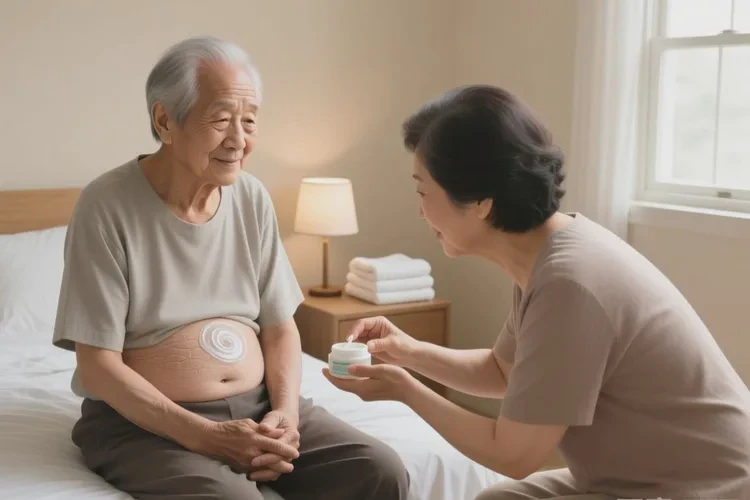 高龄老人肚子出湿疹能治愈吗(图1)