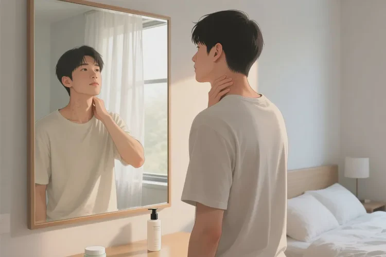 男生脖子长湿疹能治愈吗(图2)