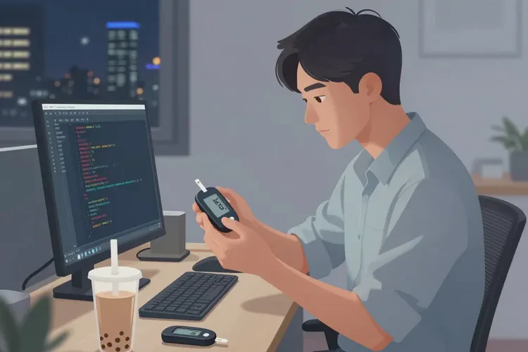 29岁晚餐血糖27.9是怎么回事(图1)