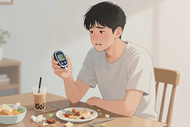 29岁晚餐血糖15.9是怎么回事(图1)