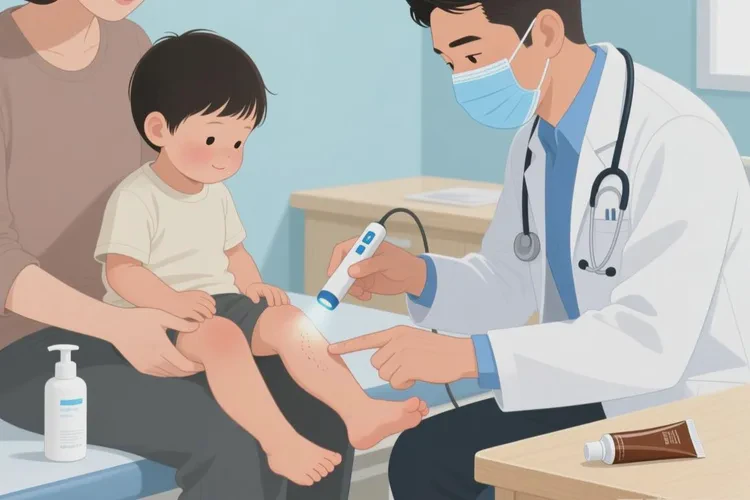 幼儿小腿上起湿疹能治愈吗(图4)