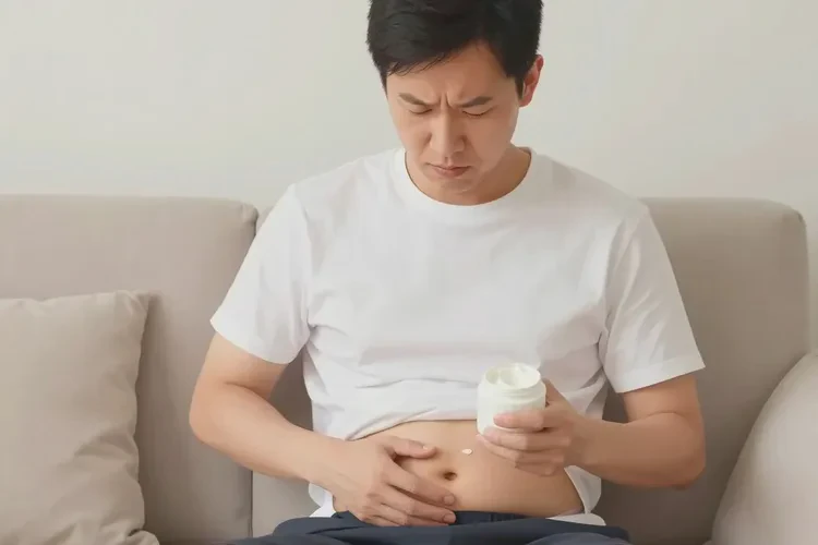 男性肚子上出现湿疹能治愈吗(图1)