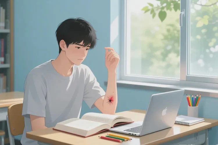 大学生手臂出湿疹能治愈吗(图1)