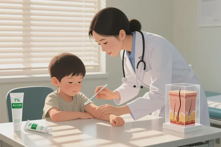 小学生面部偶尔长湿疹能治愈吗(图2)