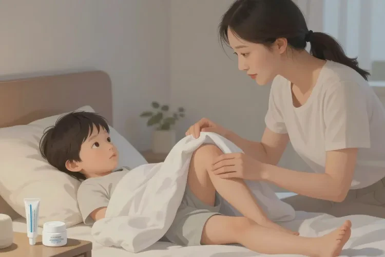 小学生大腿经常长湿疹能治愈吗(图1)