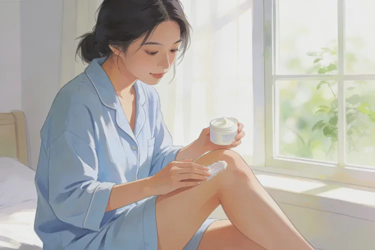 女生小腿上容易起湿疹可以治愈吗(图1)