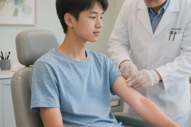 青少年脸上出湿疹能治愈吗(图3)