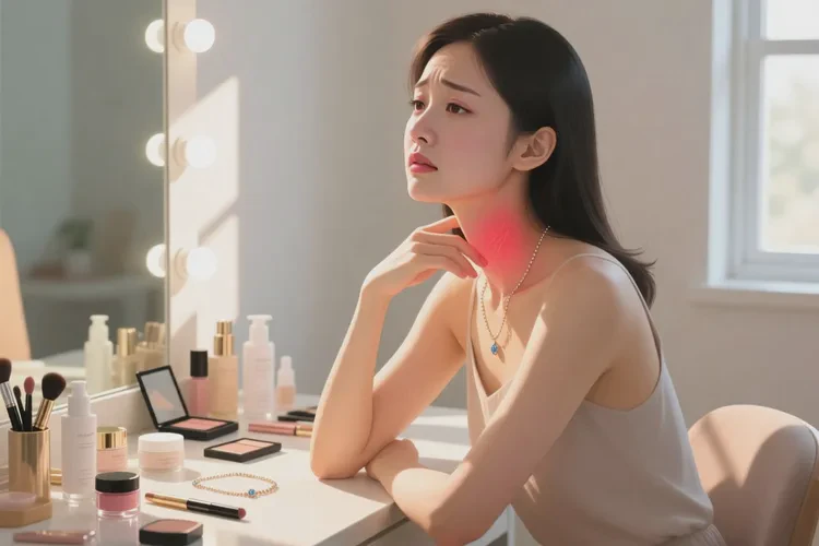 女生脖子经常起湿疹能治愈吗(图1)