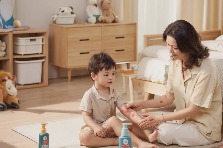 幼儿四肢偶尔起湿疹能治愈吗(图1)