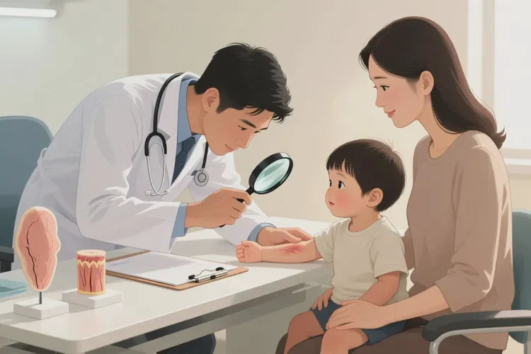 幼儿手臂上偶尔起湿疹能治愈吗(图2)