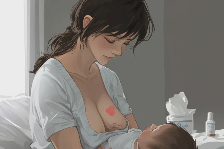 哺乳期妈妈脖子上容易起湿疹能治愈吗(图1)