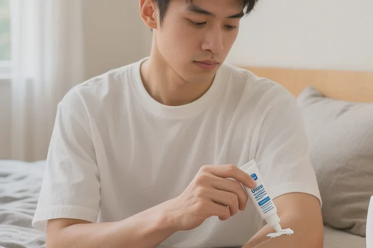 青年人手臂长湿疹能治愈吗(图1)