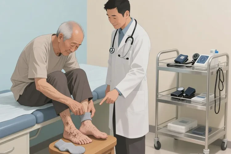 老年人脚上出现湿疹能治愈吗(图1)