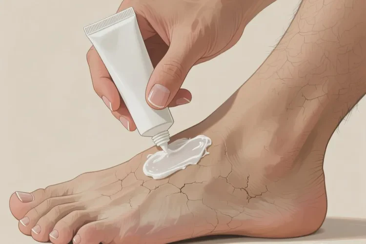 男性脚上长湿疹能治愈吗(图1)