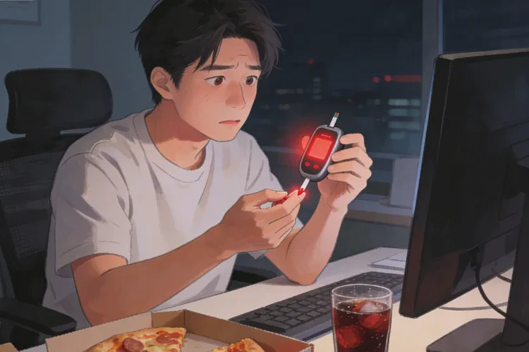 29岁晚餐血糖18.4是怎么回事(图1)