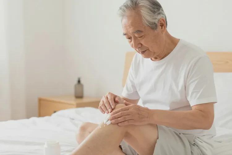 老年人大腿上出湿疹能治愈吗(图1)