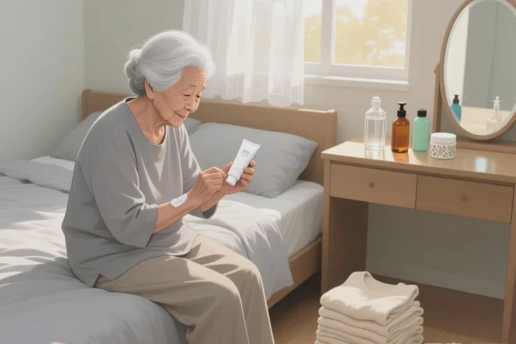 高龄老人手臂上长湿疹能治愈吗(图1)