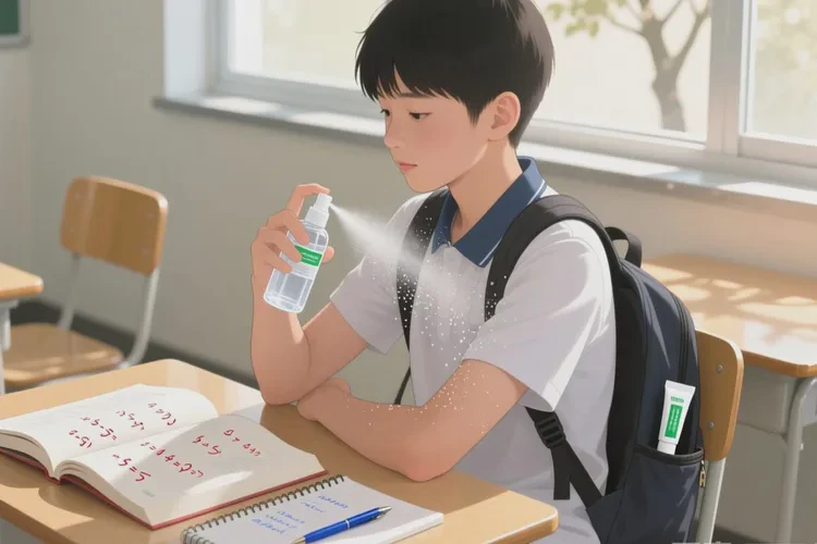 中学生身上经常起湿疹能治愈吗(图1)