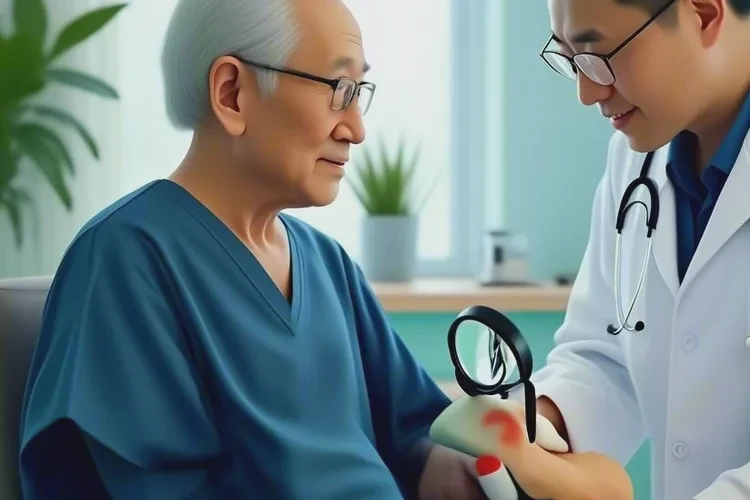 老年人脚上偶尔长湿疹能治愈吗(图2)