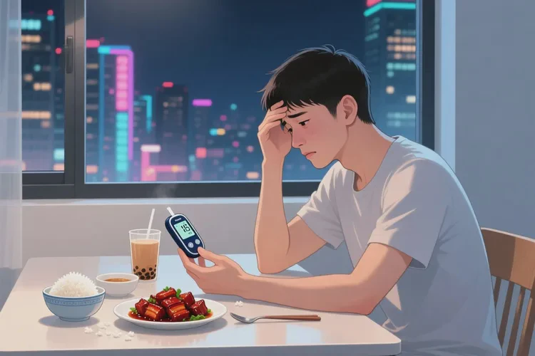 29岁晚餐血糖13点4是怎么回事(图1)