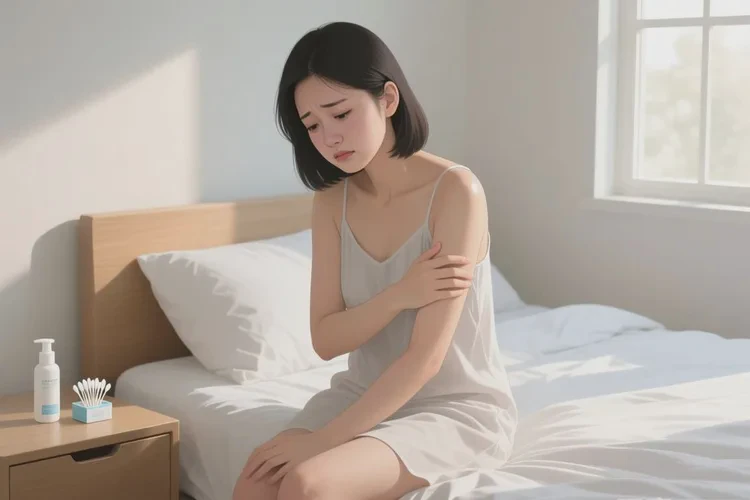 哺乳期妈妈手臂起湿疹能治愈吗(图1)