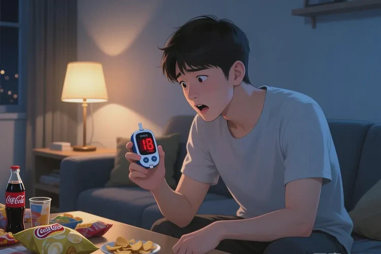 28岁晚上血糖16点8是怎么回事(图1)