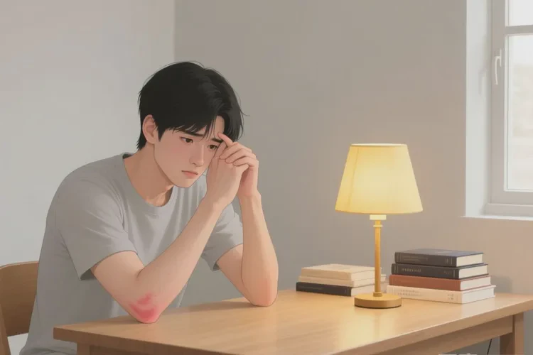 青年人手臂偶尔长湿疹能治愈吗(图1)