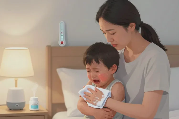 小孩四肢出湿疹能不能治愈(图1)