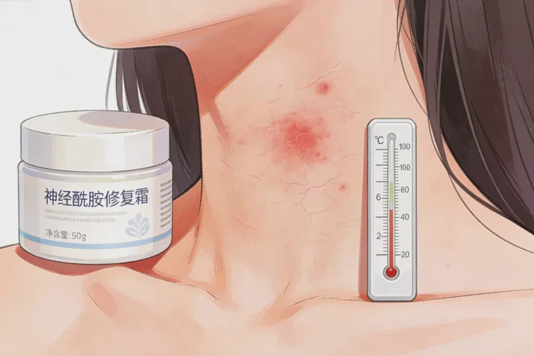 青年人脖子上经常长湿疹能治愈吗(图2)