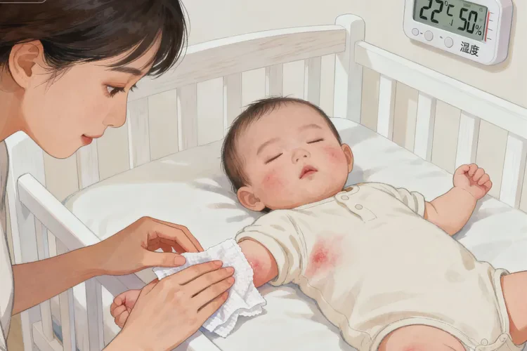 婴儿手臂上起湿疹能不能治愈(图1)