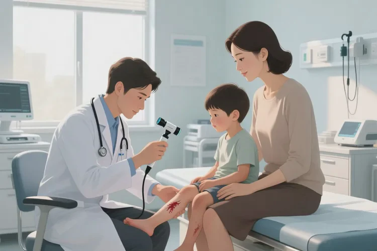 小儿小腿有湿疹能治愈吗(图2)