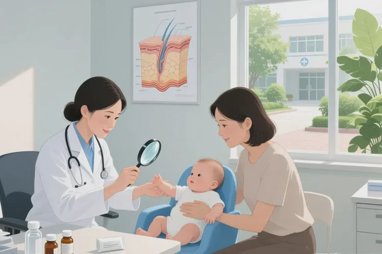 婴儿手臂上容易长湿疹能不能治愈(图2)